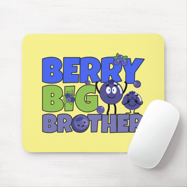 Mousepad Berry Big Brother - Toque de mirtilo Sibel (Com mouse)