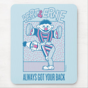 Mousepad Bert & Ernie   Sempre Recebeu As Costas