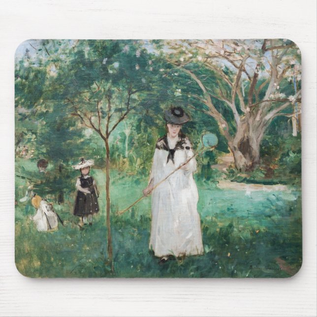 Mousepad Berthe Morisot - A Caça À Borboleta (Frente)