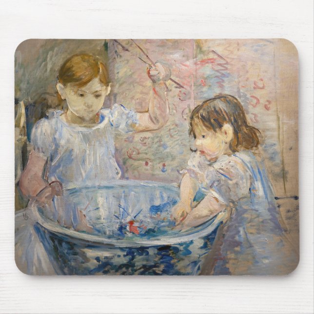 Mousepad Berthe Morisot - Crianças na Bacia (Frente)