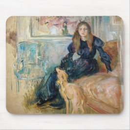 Mousepad Berthe Morisot - Julie e o seu Greyhound Laerte