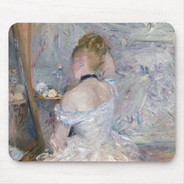 Mousepad Berthe Morisot - Mulher na sua Toilette (Frente)