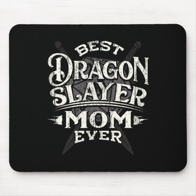 Mousepad Best Mom Ever Funny Mother's Day Rpg Gamer Women  (Frente)