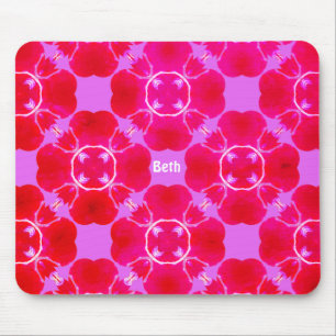 Mousepad BETH ~ Padrão Fractal Retroativo ~ Personalizado ~