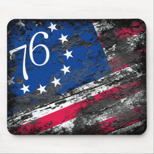Mousepad Betsy Ross Flag 1776 Patriótico 4 de julho