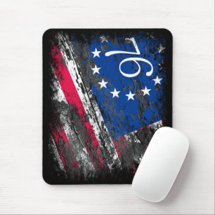 Mousepad Betsy Ross Flag 1776 Patriótico 4 de julho