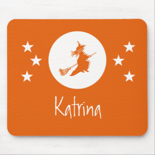 Mousepad Bewitching Halloween Mousepad, Orange