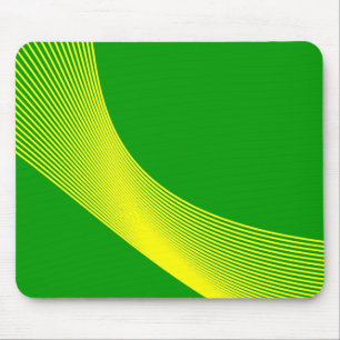 Mousepad Bézier Curves - Amarelo em verde-grama 009900