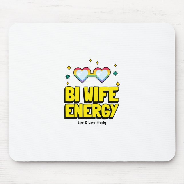 Mousepad Bi Wife Energy (Frente)