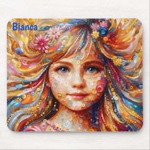 Mousepad BIANCA ~ Parabéns ~ Sequência Rapariga ~