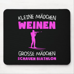 Mousepad Biathlet Womens Biathlon Skilet Winter Sports Gift