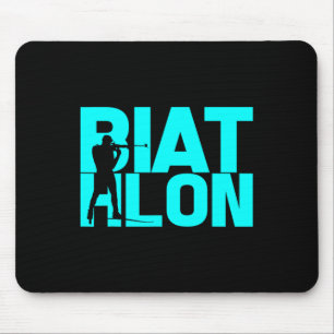 Mousepad Biathlon Biathlett Sapatando Para Homens Mulheres