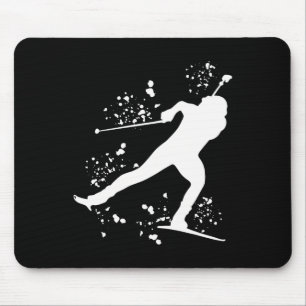 Mousepad Biatleta Nórdico de Esqui Biatlo 6