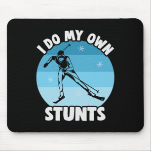 Mousepad Biatlo Eu Faço As Minhas Próprias Pedras Atravessa