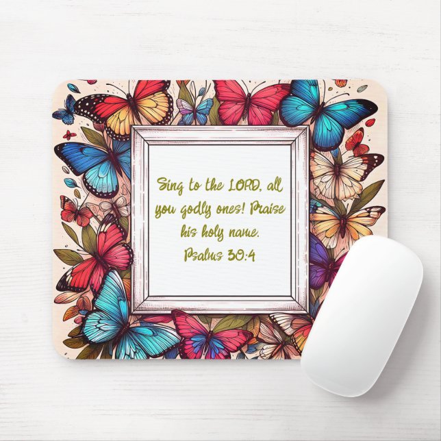 Mousepad Bible Verse  (Com mouse)