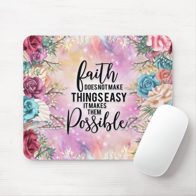 Mousepad bíblia cristã inspiradora Verse (Com mouse)