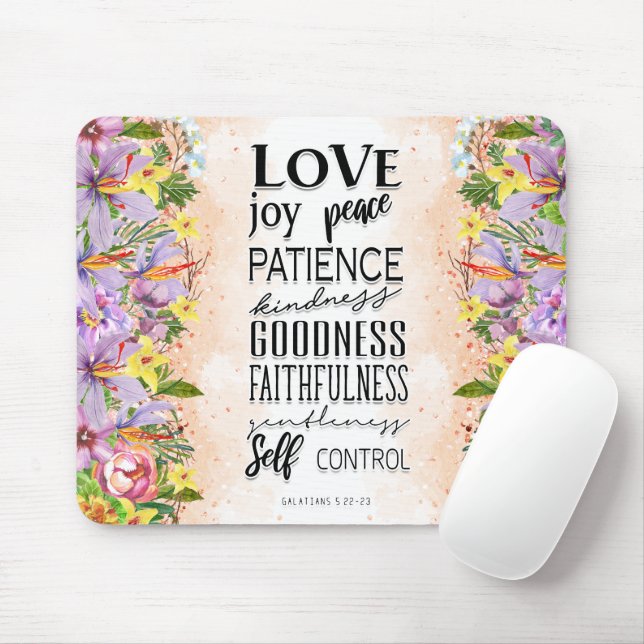 Mousepad bíblia cristã inspiradora Verse (Com mouse)