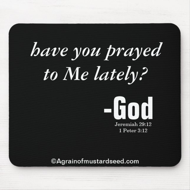 Mousepad Bíblia Versa a Palavra de Deus (Frente)