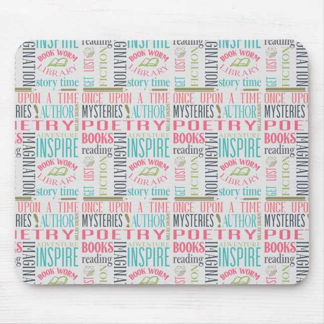 Mousepad Biblioteca de metrô (Frente)