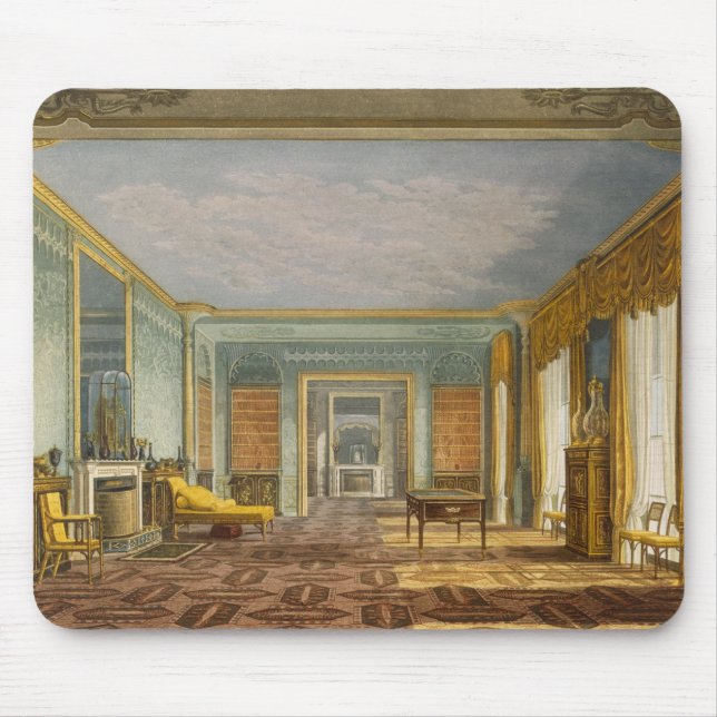 Mousepad Biblioteca do rei das vistas do Pavilio real (Frente)