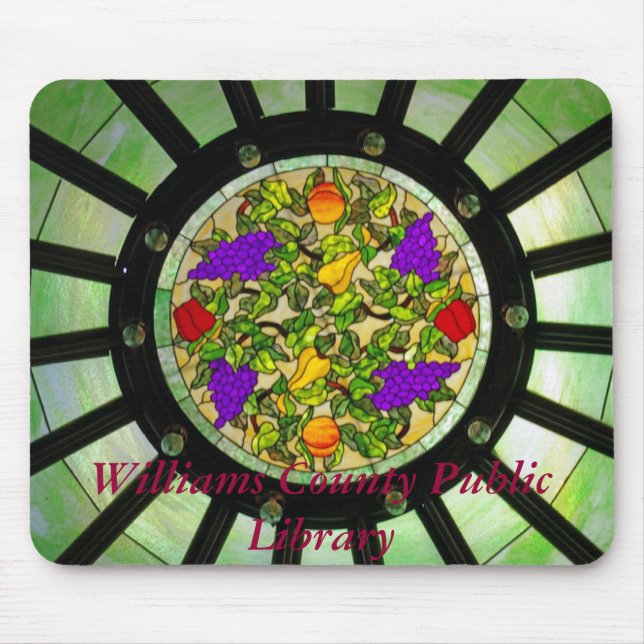 Mousepad Biblioteca pública do Condado de Williams da (Frente)