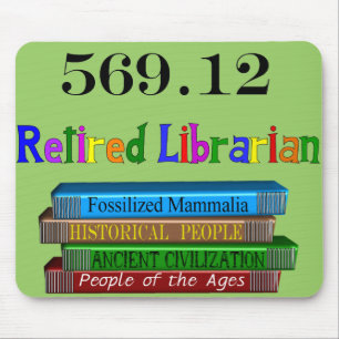 Mousepad Bibliotecário aposentado 569,0 (sistema decimal d