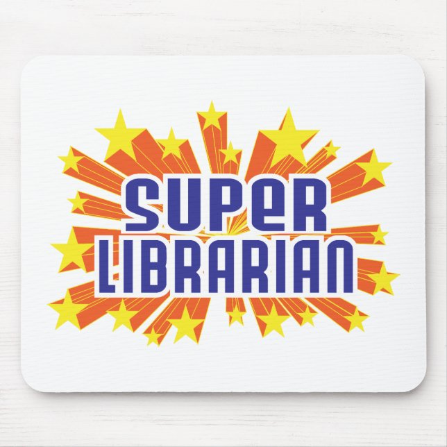 Mousepad Bibliotecário super (Frente)