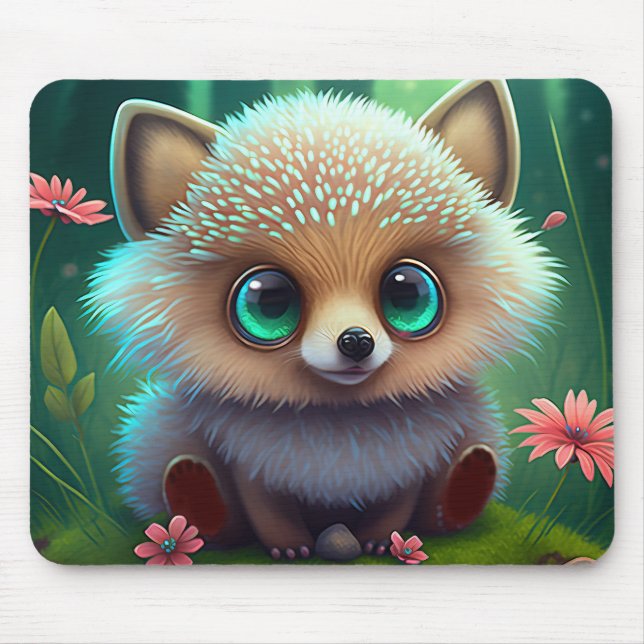 Mousepad Bicho de animação bonito (Frente)