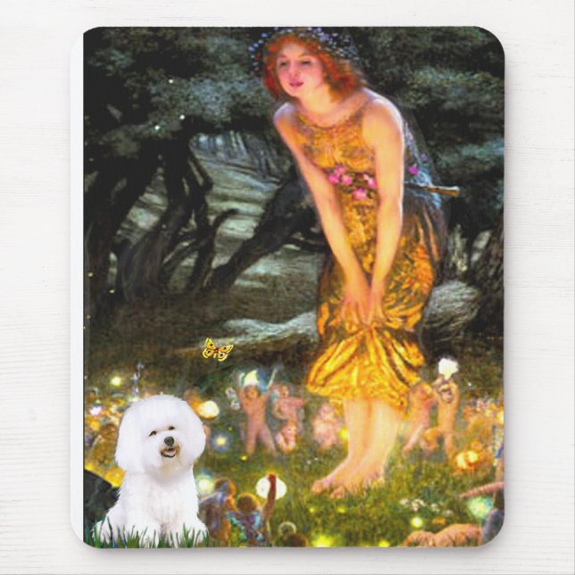 Mousepad Bichon Frise 1 - Véspera de Meados (Frente)