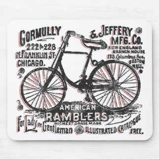 Mousepad Bicicleta americana do passeador