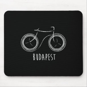 Mousepad Bicicleta antiga retrô fofa Budapeste Hungria