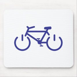 Mousepad Bicicleta azul do poder