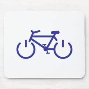 Mousepad Bicicleta azul do poder