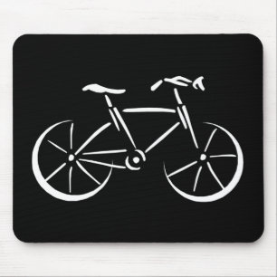 Mousepad Bicicleta branca