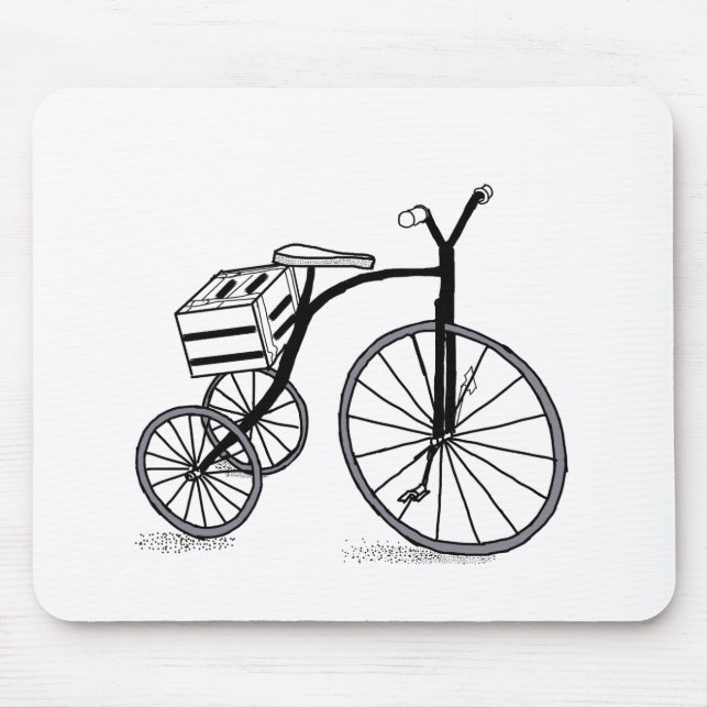 Mousepad Bicicleta com 3 rodas (Frente)