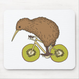 Mousepad Bicicleta da equitação do quivi com rodas do qui