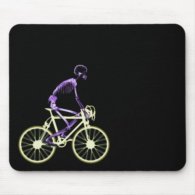 MOUSEPAD BICICLETA DE ESQUELETO DA EQUITAÇÃO DO RAIO X - (Frente)