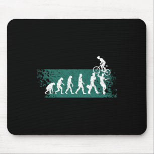 Mousepad Bicicleta De Montanha Ciclismo Offroad Evolução Da