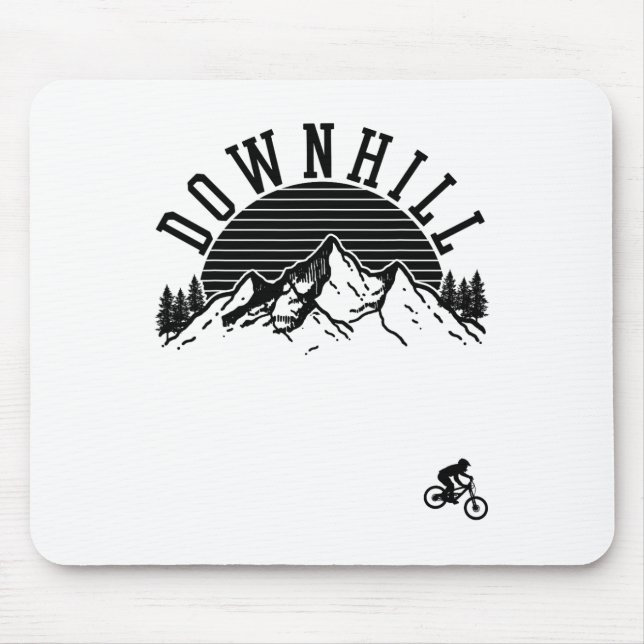 Mousepad Bicicleta de Montanha Downhill - Presente para Cic (Frente)
