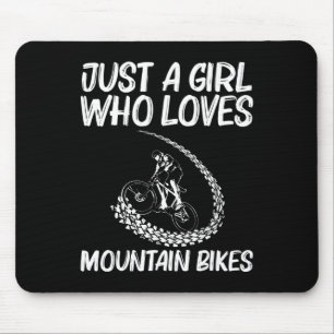 Mousepad Bicicleta de Montanha Legal Para Meninas Ciclismo