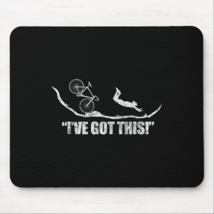 Mousepad Bicicleta De Montanha Mtb Ciclismo Acrobático Engr