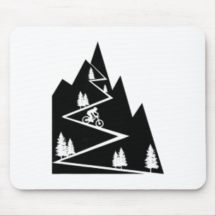 Mousepad Bicicleta de Montanha - Presente para Ciclista de