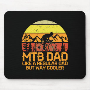 Mousepad Bicicleta de montanha retrô Mtb Papai de ciclismo