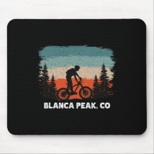 Mousepad Bicicleta de Montanha Retro Pôr do Sol Vintage Bla