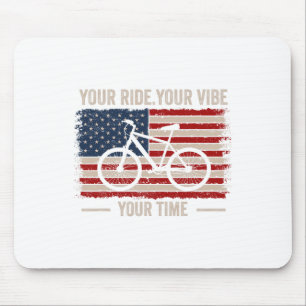 Mousepad Bicicleta de Montanha Seu Passeio Seu Ritmo Seu Te