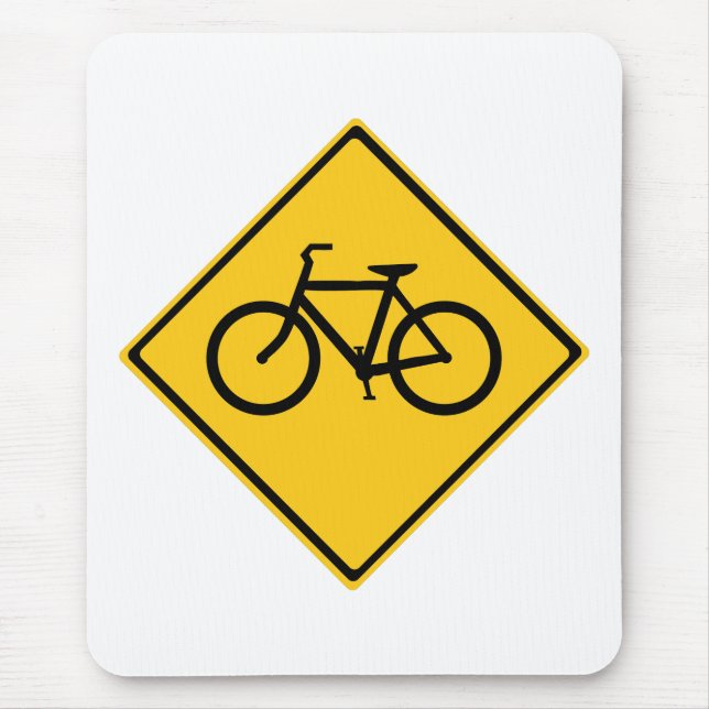 Mousepad Bicicleta de Sinal de Estrada (Frente)