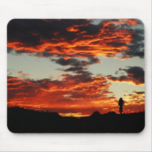 Mousepad Bicicleta do por do sol