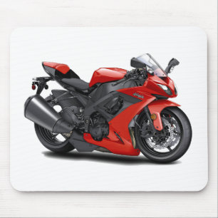 Mousepad Bicicleta do vermelho de Ninja