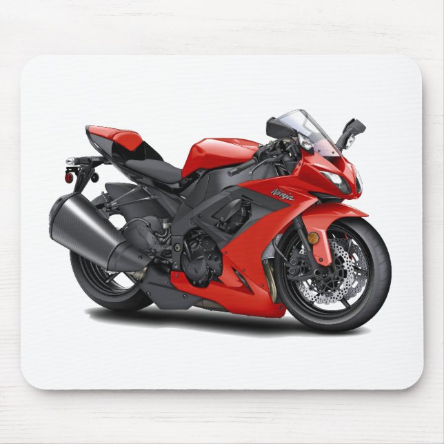 Mousepad Bicicleta do vermelho de Ninja (Frente)