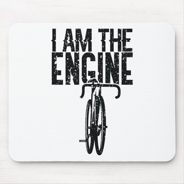 Mousepad Bicicleta Eu Sou O Motor Mountain Biking Para Cicl (Frente)